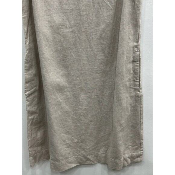 J.Crew Womens Shift Dress Sleeveless Crew Neck Linen Blend Silver Sand Sz 2 NWT - Picture 6 of 14